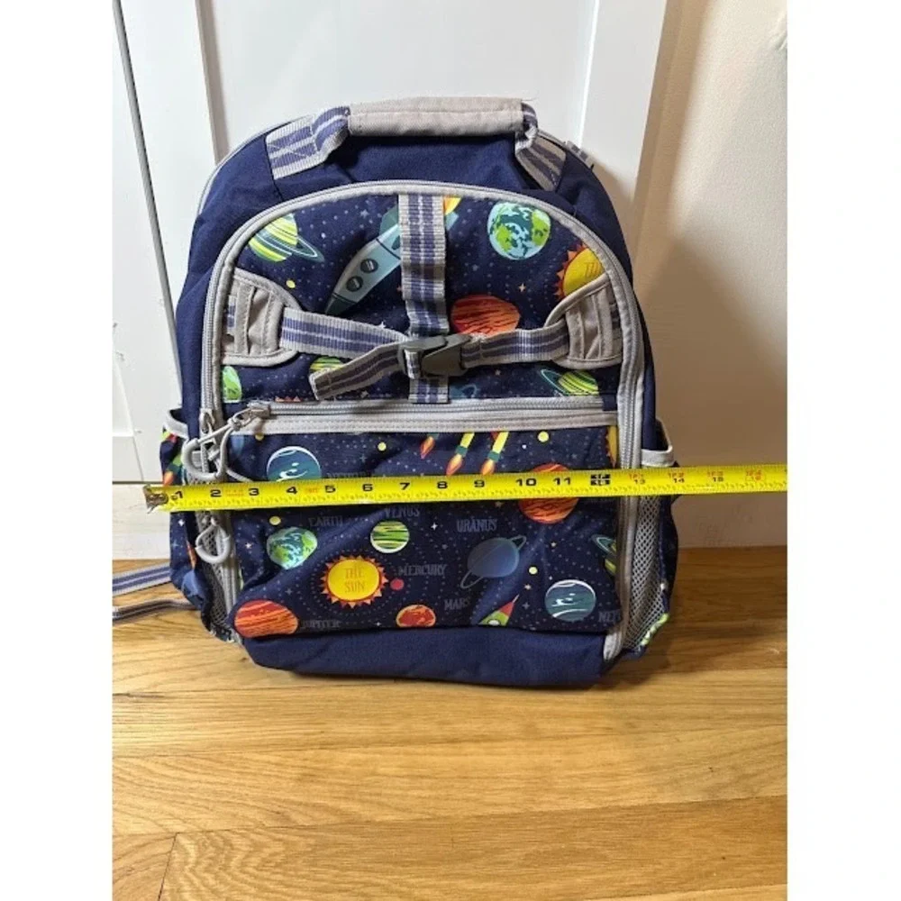 Pottery Barn Kids Mackenzie Navy Solar System Glow-in-the-Dark Backpack Space